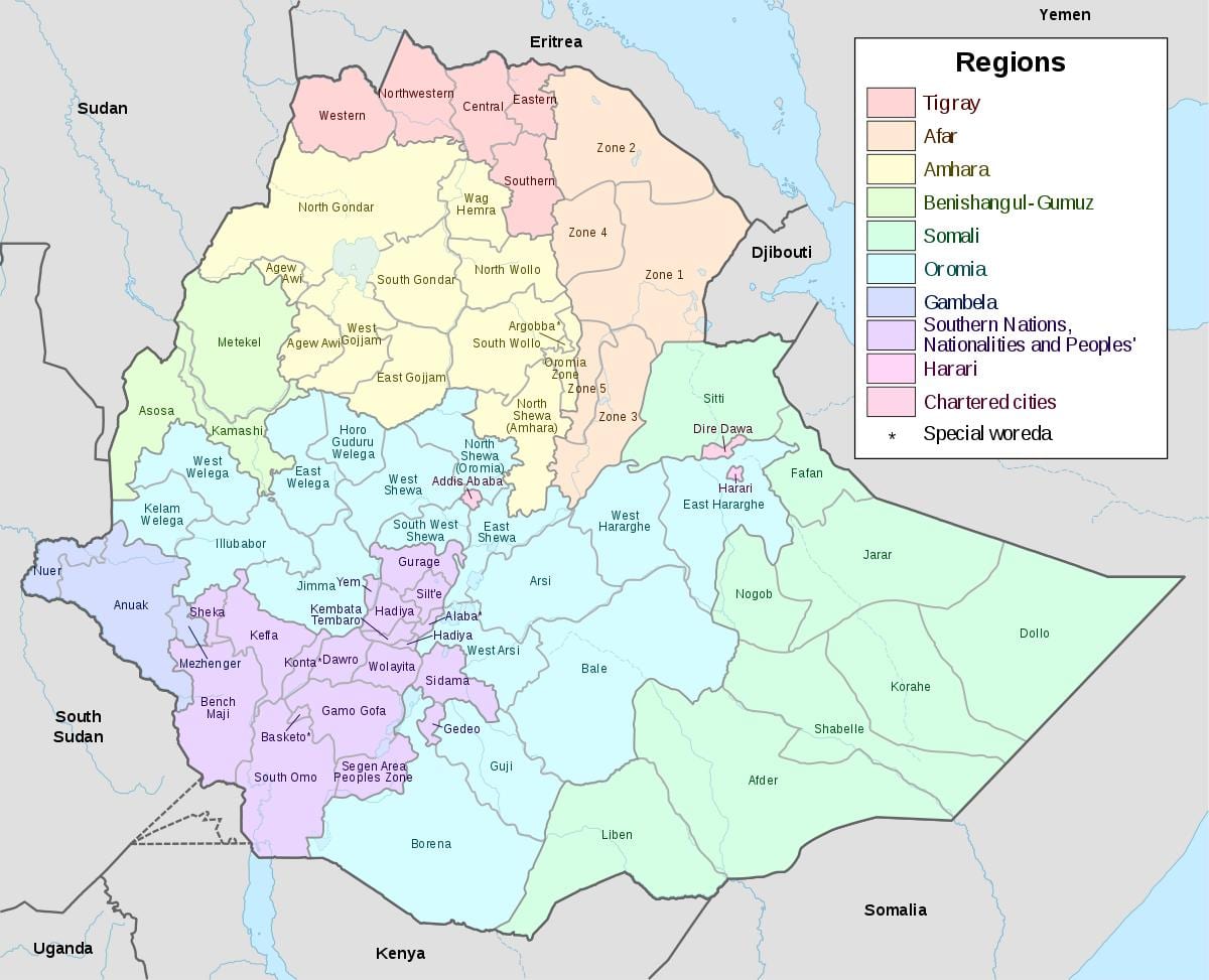 hawassa peyi Letiopi kat jeyografik