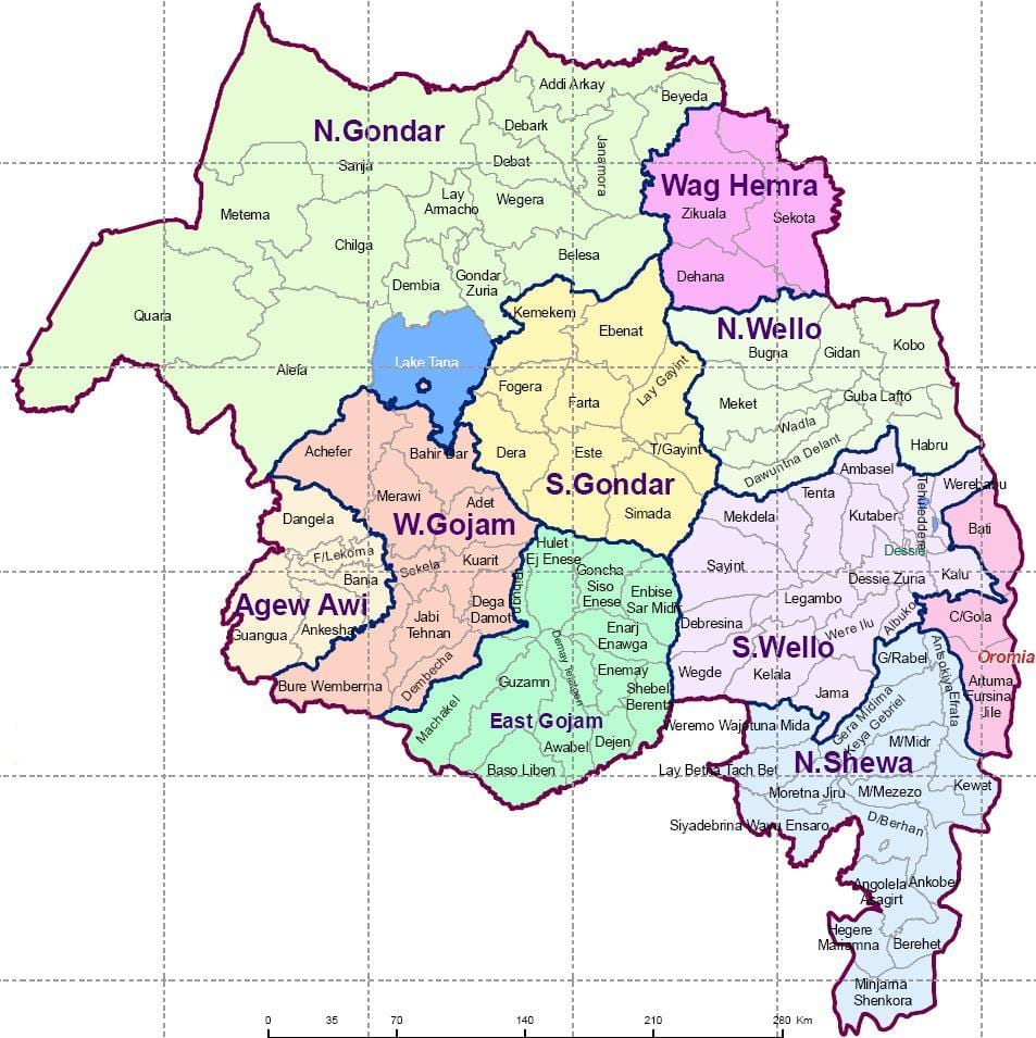 Etyopi gondar kat jeyografik