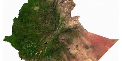 Etyopi kat jeyografik satelit